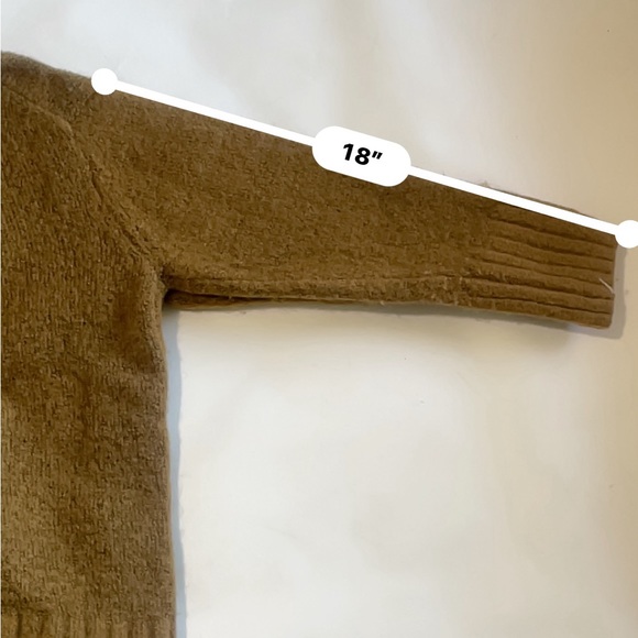 Vintage Aesthetic Cozy Brown Knit Zara Knit Oversized Sweater (Size Small - Picture 6 of 12